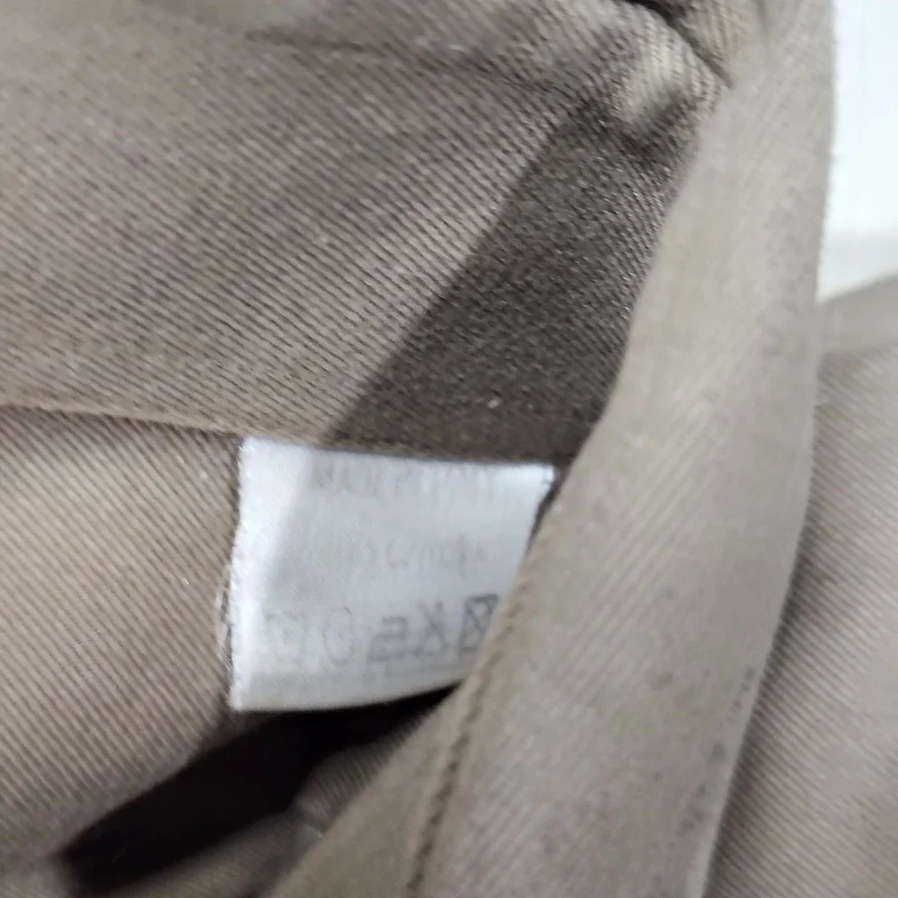 Gucci Mens Button Down Shirt 16.5 42 Brown Cotton Blend Made in Italy Designer
